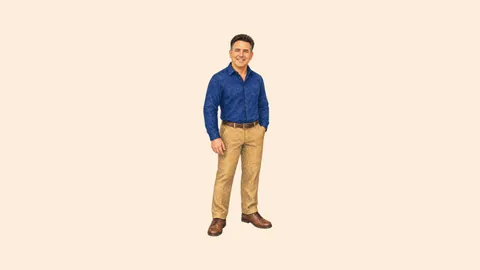 Watercolor illustration of Dad Jason in a front-facing full-body pose